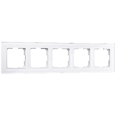 Рамка на 4 поста WERKEL AluMax (алюминий) W0043506