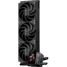 Система охлаждения Water Cooling System PCCooler DS360 Display BK (310W, 360мм, LED, Black, ARGb Pump/Fans: 3x120мм, 90.56CFM, 39.8dBA, 2500RPM/Pump height 65мм, 15dBA, 2600RPM, Rad thickness 27мм/S: 1851, 1700, 1200, 115X, AM5, AM4)