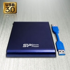 Внешний HDD Silicon Power USB 3.0 1Tb A80 SP010TbPHDA80S3B Armor (5400 об/мин) 2.5