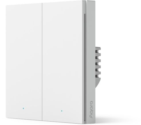 Выключатель умный двухклавишный Aqara Smart Wall Switch H1 (WS-EUK02)
