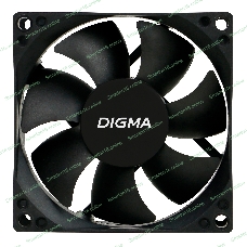 Вентилятор для корпуса Digma DFAN-80 черный, 80 мм, 1800 об/мин, 23 дБ, 4 pin