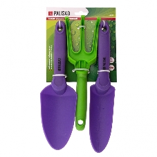 Набор садового инструмента Palisad пластиковый, гелевые рукоятки, 3 предмета, NYLON SOFT