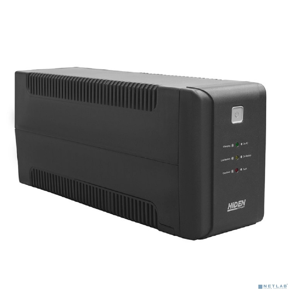 Источник бесперебойного питания HIDEN EXPERT ULI600E 600ВА/360Вт Линейно-интерактивный,4xIEC C13 LED, USB, встроенный АКБ 1 x 12В/7Ач УТ-00002431