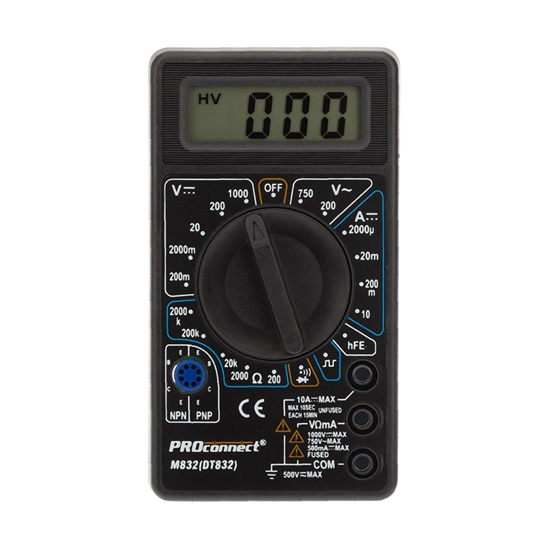 Портативный мультиметр PROconnect M838 (DT838)