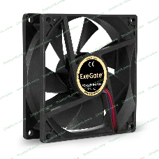 Вентилятор для корпуса ExeGate E09225H4P-PWM черный, 92 мм, 2000 об/мин, 26 дБ, 4 pin
