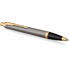 Ручка шариковая Parker IM Premium Grey Core GT (2214613) M, синие чернила, подарочная коробка