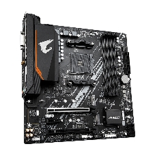 Материнская плата Gigabyte B550M AORUS ELITE AX, Socket AM4, AMD B550, 4xDDR4, 4xSATA, 2xM.2, 1xPCI-E 4.0 x16, 1xPCI-E 3.0 x4, 1xPCI-E x1, 1xDVI-D, 1xHDMI, 1x 1Gb LAN, 4xUSB-A 3.2 Gen 1, 4xUSB-A 2.0, 3x3.5 мм, 7.1, Micro-ATX
