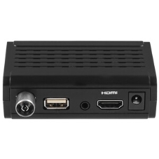 Приставка для цифрового ТВ BBK SMP025HDT2 черный, DVB-T2, DVB-T, HDMI, USB 2.0