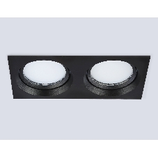Светильник Ambrella light TN6661/2 BK черный IP44 GX53/2 220*110*48