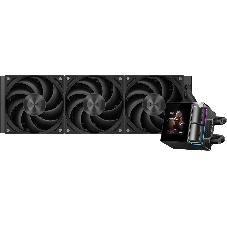 Система охлаждения Water Cooling System PCCooler DS360 Display BK (310W, 360мм, LED, Black, ARGb Pump/Fans: 3x120мм, 90.56CFM, 39.8dBA, 2500RPM/Pump height 65мм, 15dBA, 2600RPM, Rad thickness 27мм/S: 1851, 1700, 1200, 115X, AM5, AM4)
