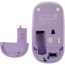 Комплект клавиатура+мышь AULA AC306 беспроводной, USB, 1600 DPI, сиреневый