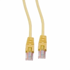 Патч-корд UTP Cablexpert cat.5e, 1м, литой, многожильный, желтый