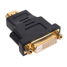 Переходник Gembird Переходник HDMI-DVI 19M/25F, золотые разъемы, пакет