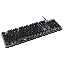 Клавиатура Oklick 970G Dark Knight проводная, USB Type-A, чёрный/серебристый
