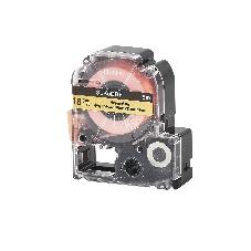 Кассета с лентой S'OK by Sakura Printing K5DBF для Epson, черный на флуоресцентном оранжевом, 18мм/5м