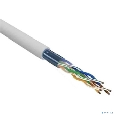 Кабель витая пара Rexant F/UTP, cat.5e, PVC, 4х2х0,52 мм, 24AWG, INDOOR, SOLID, серый, 305 м PRO