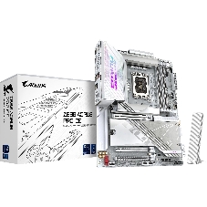 Материнская плата GIGABYTE Z890 AORUS PRO ICE, LGA1851, Intel Z890, 4xDDR5, 4xSATA, 5xM.2, 1xPCIe 5.0 x16, USB Type-C, 1x5Gb LAN, Thunderbolt, 2x3.5 мм, 7.1, ATX
