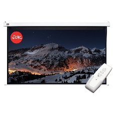 Экран Cinema S'OK SCPSM-370x208FG-ED90 16:9 167' Pro настенно-потолочный, моторизованный, 370x208см, фибергласс, белый корпус, экстрадроп 90см