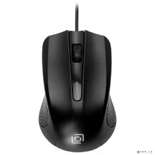 Мышь проводная Oklick 225M черный, 1200 dpi, USB, кнопки - 3