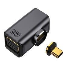 Переходник Type-C папа на VGA мама с магнитным разъемом