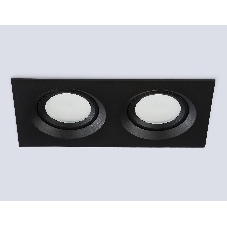 Светильник Ambrella light TN1146/2 BK черный IP44 GU5.3/2 180*95*38