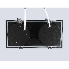 Светильник Ambrella light TN6661/2 BK черный IP44 GX53/2 220*110*48