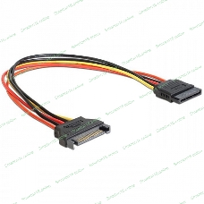 Удлинитель кабеля питания SATA Cablexpert CC-SATAMF-02, 15pin(M)/15pin(F), 50 см