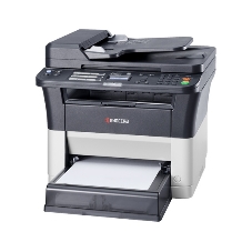 МФУ лазерное Kyocera Ecosys FS-1025MFP (1102M63RU0/1102M63RUV/1102M63RU2/1102M63NX2/1102M63DZ2), A4, ч/б, печ. до 25 стр/мин., скан. до 18 стр/мин. (ч/б) 6 стр/мин. (цвет), 600 x 1800 dpi (печать) 600x600dpi (скан), USB, RJ-45