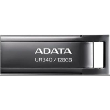 Флешка USB ADATA UR340 (AROY-UR340-128GbK), 128Gb, USB 3.2, R/W 100/30, черный