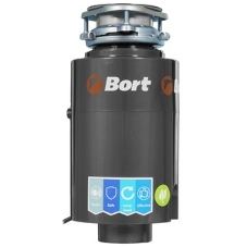 Измельчитель пищевых отходов Bort TITAN 4000 (Control) Мощность л.с. 0,75; 560 Вт; 4,2 кг/мин; 3200 об/мин; 1400 мл; Металл;набор аксессуаров 5 шт [93410242]