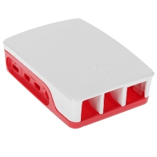Компьютерный корпус Qumo ABS Plastic, Raspberry Pi 4, White+Red(RS030)