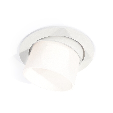 Комплект встраиваемого поворотного светильника Ambrella light XC7651085 SWH/FR белый песок/белый матовый MR16 GU5.3 (C7651, N7170)