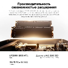 ПК Мини Chuwi AuBox X Core Ultra 5 226V (2.1) 16Gb SSD512Gb ARC 130V Windows 11 Pro 2.5xGbitEth WiFi BT 100W серый