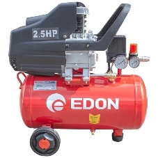 Компрессор поршневой Edon OAC-25/1600 масляный 198л/мин 25л 1600Вт красный