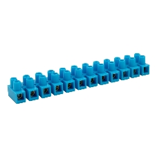Клеммная винтовая колодка Rexant KВ-12 4-12, ток 16 A, полиэтилен синий (10 шт./уп.)