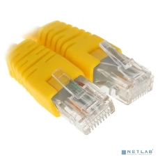 Патч-корд UTP Cablexpert cat.6, 0.25м, литой, многожильный, желтый