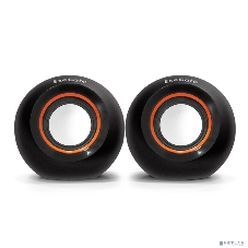 Акустическая система 2.0 ExeGate EX287053RUS Disco 180 (питание USB, 2х3Вт (6Вт RMS), 100-20000Гц, черный)