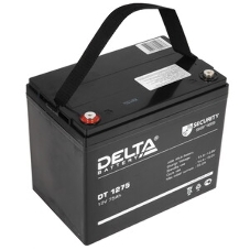 Аккумуляторная батарея Delta DT 1275 напряжение 12В, емкость 75А·ч (259х169х213мм)