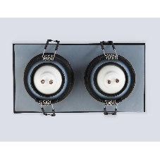 Светильник Ambrella light TN1146/2 BK черный IP44 GU5.3/2 180*95*38