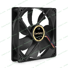 Вентилятор для корпуса ExeGate EX12025B4P-PWM черный, 120 мм, 1500 об/мин, 22 дБ, 4 pin