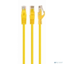 Патч-корд UTP Cablexpert cat.6, 0.25м, литой, многожильный, желтый