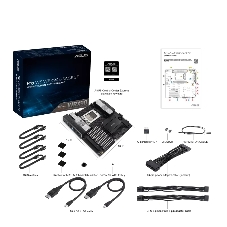 Материнская плата ASUS Pro WS WRX90E-SAGE SE, sTR5, AMD WRX90, 8xDDR5, 4xSATA, 4xM.2, 6xPCI-E 5.0 x16, 1xPCI-E 5.0 x8, 1xVGA, 2xMiniDP, 3x 10Gb LAN, 6xUSB-A 3.2 Gen 2, 1xUSB-A 2.0, 2xUSB-C USB4, 2x3.5 мм, 5.1, SSI EEB