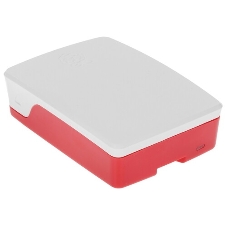 Компьютерный корпус Qumo ABS Plastic, Raspberry Pi 4, White+Red(RS030)
