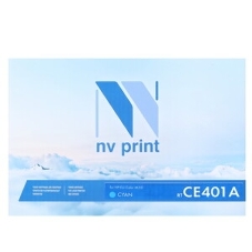 Картридж лазерный NVPrint совместимый HP CE401A Cyan для CLJ Color M551 (6000k)