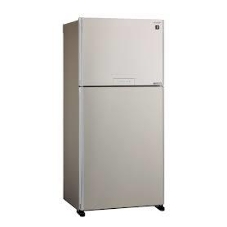 Холодильник Sharp SJ-XG60PMBE бежевый двухкамерный 422/178 л морозилка сверху, No Frost