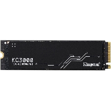 Накопитель SSD Kingston KC3000, 4Tb, PCIe 4.0 x4, M.2 2280, NVMe, R/W 7000/7000, с радиатором