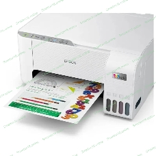 МФУ струйный Epson L3256 (004), A4, цветной, печ., до 10/5 стр/мин. (ч/б/цв.), 1440 x 5760 dpi (печ.), 1200x2400dpi (скан.), USB, Wi-Fi