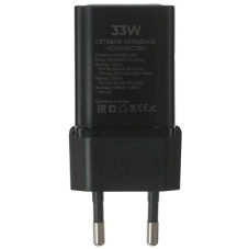 Сетевое зарядное устройство Maxvi A354PD Type-C 20W PD3.0 + USB 2.4A, черный