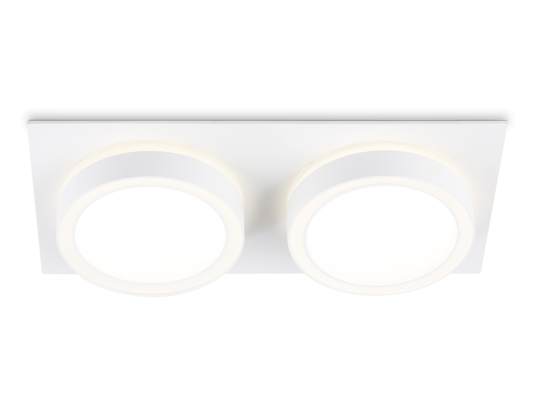 Светильник Ambrella light TN52423/2 WH/FR белый/белый матовый GX53 max 12W 210*105*45