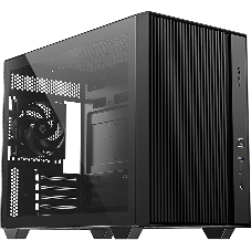 Корпус Case ID-Cooling FLOW 500 AIR Black mATX/win TG/2 fans/Gen2 Type C/CPU180mm/ GPU 403mm/no PSU